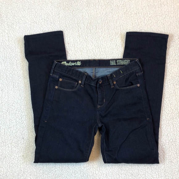 Madewell Denim - Madewell rail straight leg jeans. Like new! 27x34